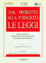 Copertina della pubblicazione "Dal prodotto alla pubblicità: le leggi
